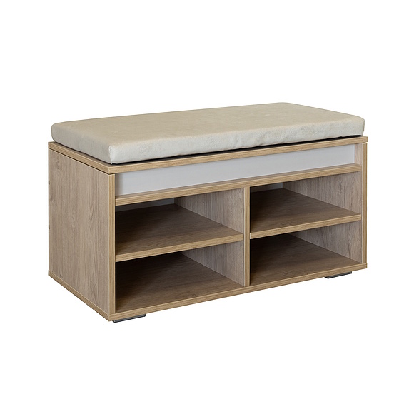 Тумба для обуви «Акцент» П3.595.3.02, Цвет: Персидский жемчуг + Дуб Мадуро (Tumba_dlya_obuvi_Akcent_P3-595-3-02_.jpg) Тумба для обуви «Акцент» П3.595.3.02, Цвет: Персидский жемчуг + Дуб Мадуро