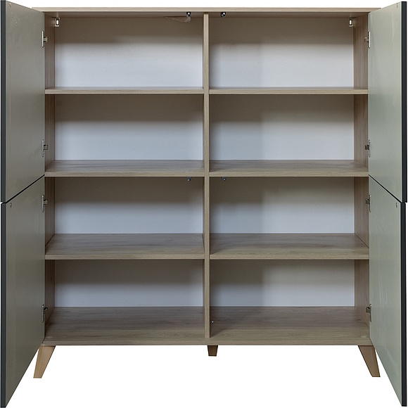 Тумба «Тринити» П6.114.0.04, Цвет: Антрацит + Гикори Кингстон