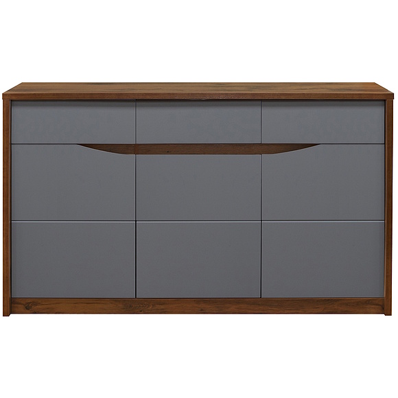 Тумба «Монако» П510.03, Материал: МДФ+ПВХ, Цвет: Дуб Саттер+Серый Мокко