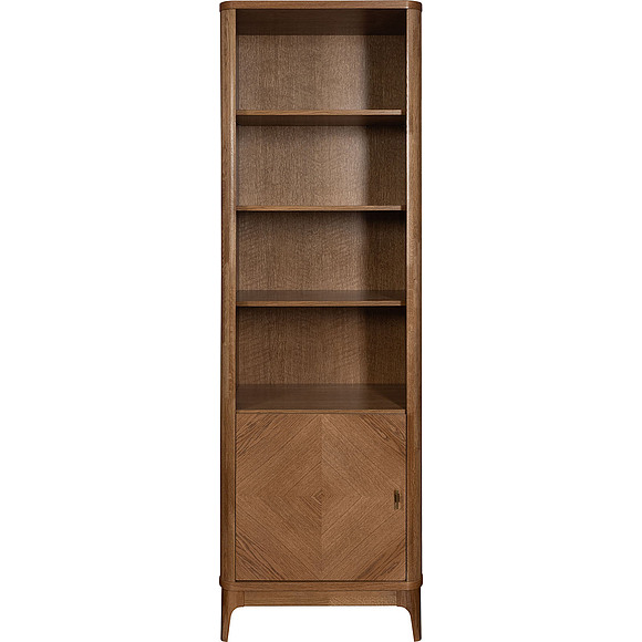 Стеллаж «Армани» П1.135.0.17-01, Материал: массив (сращенный мебельный щит) дуба, Цвет: Дуб альпийский