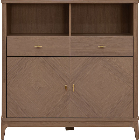 Тумба «Армани» П1.135.0.04, Материал: массив (сращенный мебельный щит) дуба, Цвет: Дуб Крафт светлый