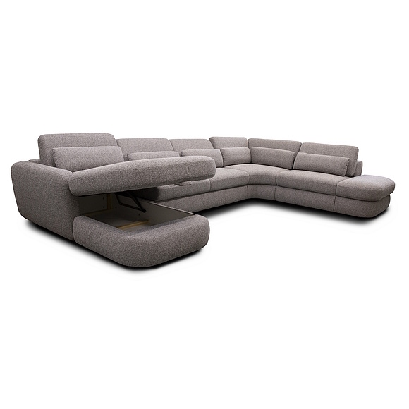 Угловой диван «Мерлин» (8ML.30M.90.10.18R), Материал: ткань, Группа ткани: 20 группа