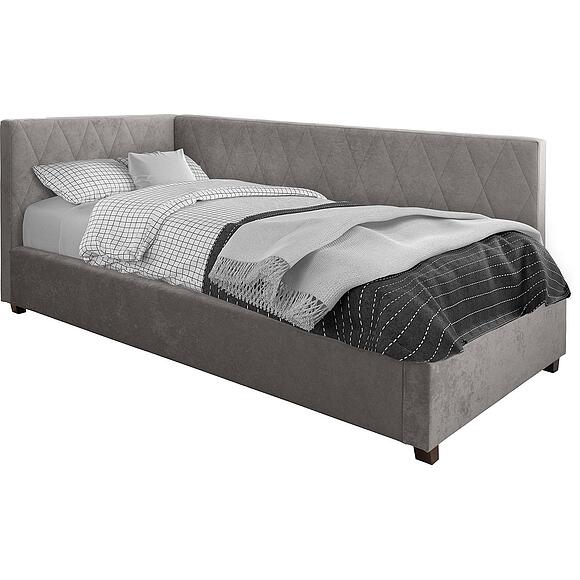 Кровать одинарная «Ванесса» - Только онлайн, Группа ткани: 19 группа, Механизм трансформации: без механизма, Спальное место: 200х90 см, Размер: 2240х1090х910