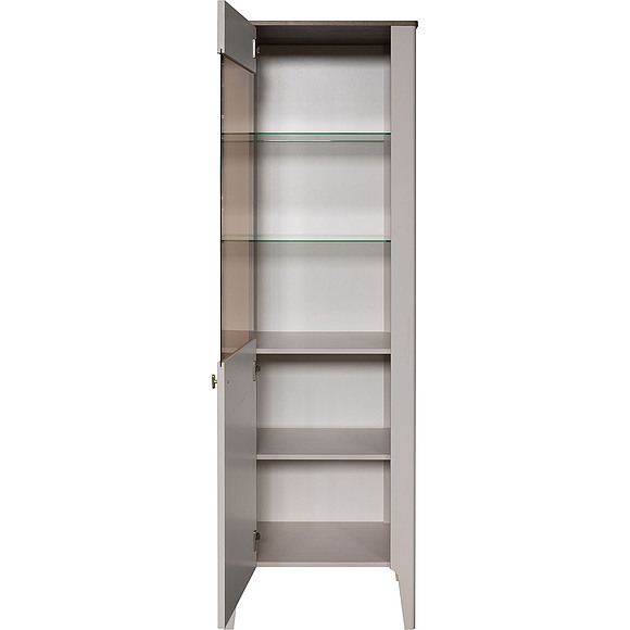 Шкаф «Шарли» П6.116.0.01-01, Материал: МДФ, Цвет: Шарли керамика + Жемчужный сатин