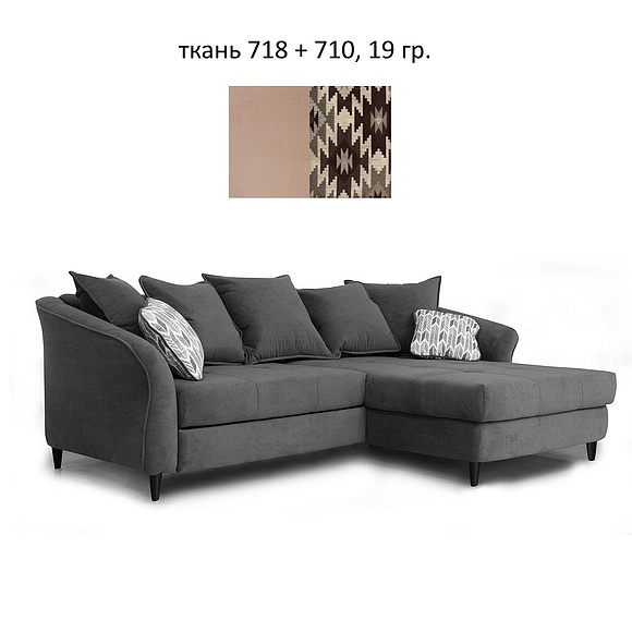 Угловой диван «Роберто 1» (2ML/R.8MR/L) - Только онлайн, Материал: ткань, Группа ткани: 19 группа