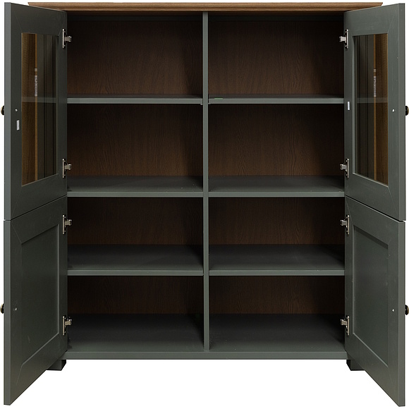 Тумба «Джио» П7.060.0.22, Материал: ЛДСП, Цвет: Базальт + Кедр Орегон