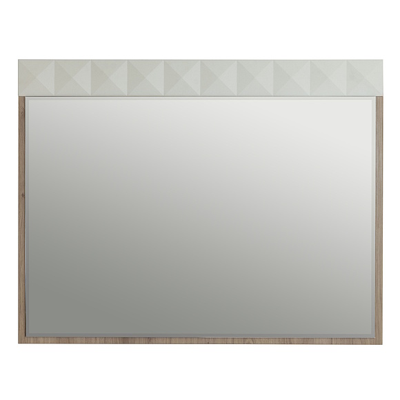 Зеркало «Тринити» П6.114.1.03, Материал: ЛДСП, Цвет: Ваниль + Гикори Кингстон