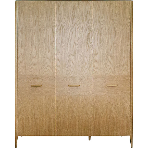 Шкаф 3-х дверный «Версаль»2.748.103-01, Материал: ДСП, облицованная шпоном дуба, Цвет: Дуб натуральный