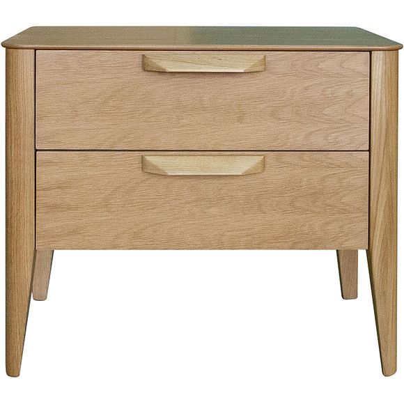Тумба прикроватная «Версаль» БМ2.777.1.30, Материал: ДСП, облицованная шпоном дуба, Цвет: Дуб натуральный