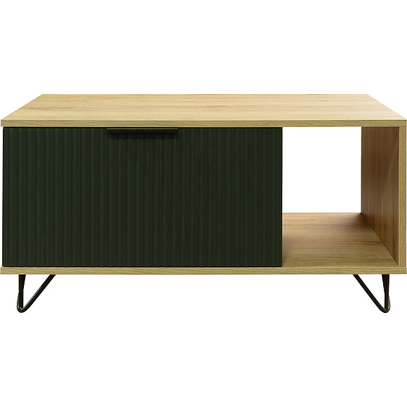 Стол журнальный «Рокси» П6.948.0.09, Материал: ЛДСП, Цвет: Грин Софт+Дуб Кантри золотой