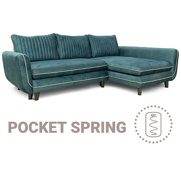 Угловой диван «Кант люкс» (2МL/R.6R/L), Материал: ткань, Группа ткани: 20 группа