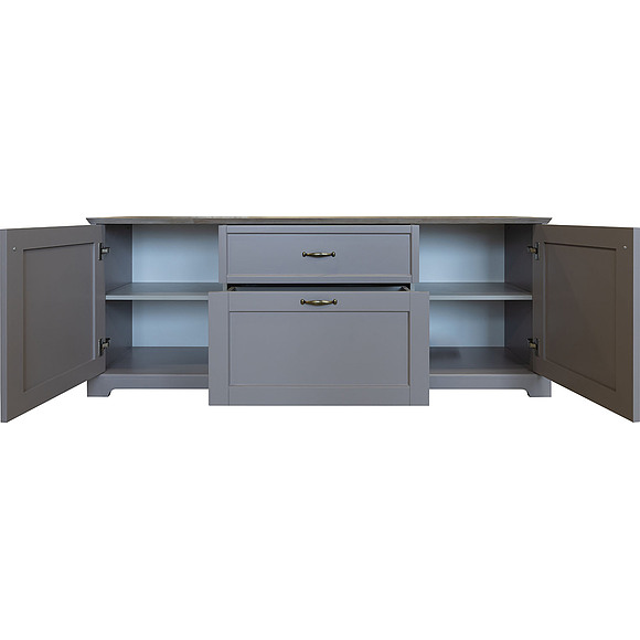 Тумба ТВ «Гарда» БМ2.779.0.33, Материал: массив сосны, Цвет: Нирвана