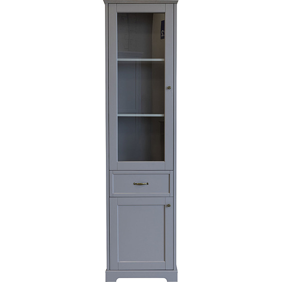 Шкаф-витрина «Гарда» БМ2.779.0.05-01, Материал: массив сосны, Цвет: Нирвана