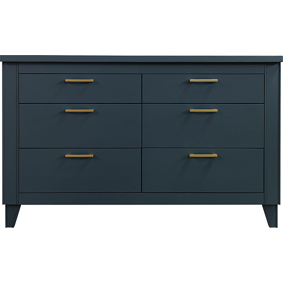 Комод «Амадей» П6.635.1.17 (П635.14), Материал: массив дуба, Цвет: Королевский синий