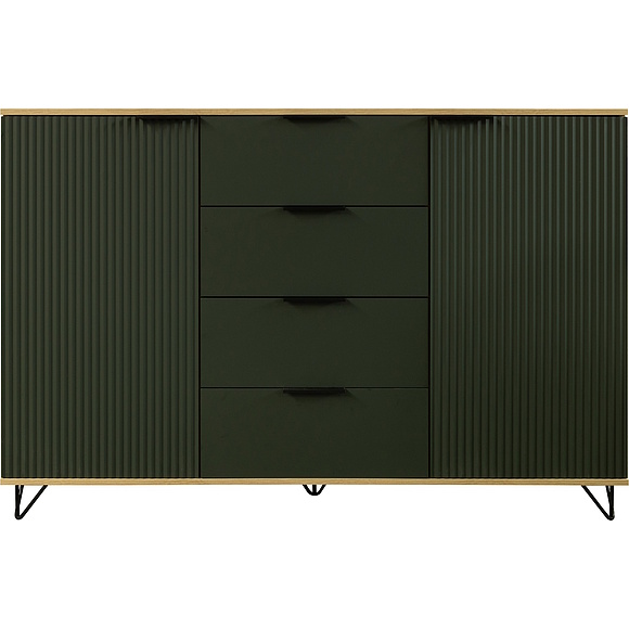 Тумба «Рокси» П6.948.0.08, Материал: ЛДСП, Цвет: Грин Софт+Дуб Кантри золотой