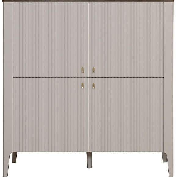 Тумба «Шарли» П6.116.0.06, Материал: МДФ, Цвет: Шарли керамика + Жемчужный сатин