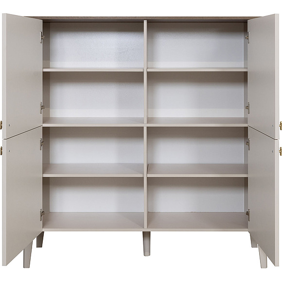 Тумба «Шарли» П6.116.0.06, Материал: МДФ, Цвет: Шарли керамика + Жемчужный сатин