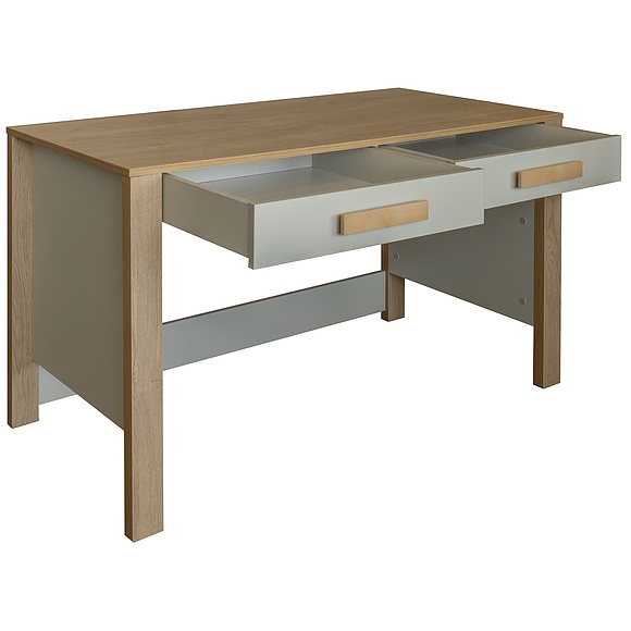 Стол «Портус» П3.600.2.10, Материал: ЛДСП, Цвет: Пепел + Дуб мадуро