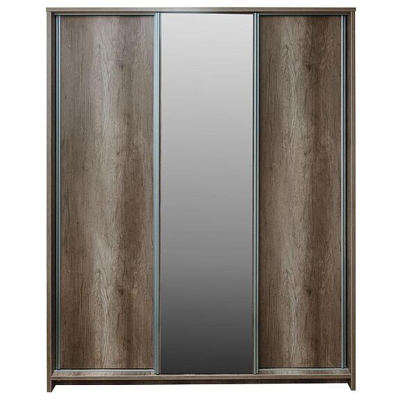 Шкаф-купе 3д «Глобус» П7.038.3.18-01 (П038.1803) - Только онлайн, Материал: ЛДСП, Цвет: Дуб Каньйон (shkaf_kupe_globus_p038_1803_dub_kanyon_2-1.jpg) Шкаф-купе 3д «Глобус» П7.038.3.18-01 (П038.1803) - Только онлайн, Материал: ЛДСП, Цвет: Дуб Каньйон