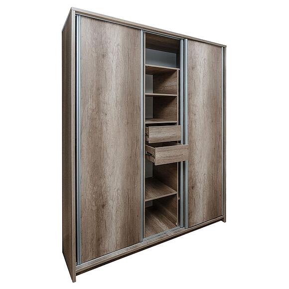 Шкаф-купе 3д «Глобус» П7.038.3.18 - Только онлайн, Материал: ЛДСП, Цвет: Дуб Каньйон