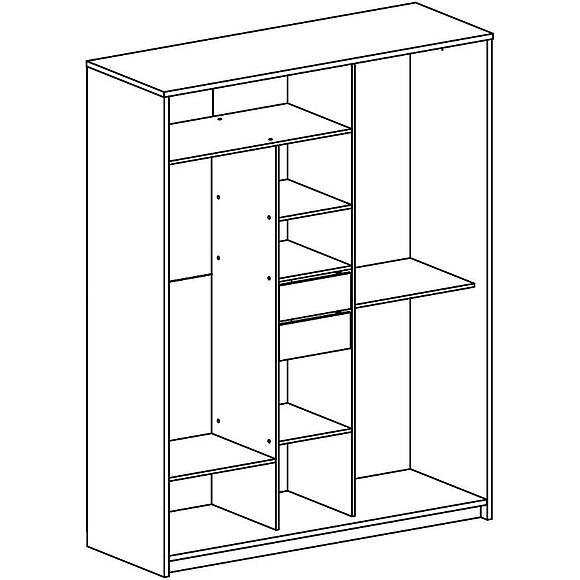 Шкаф-купе 3д «Глобус» П7.038.3.18 - Только онлайн, Материал: ЛДСП, Цвет: Сосна карелия
