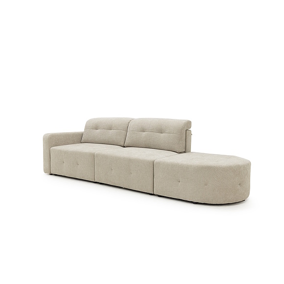 Диван секционный «Микс» (1ML.1MR.6R), Материал: ткань, Группа ткани: 20 группа