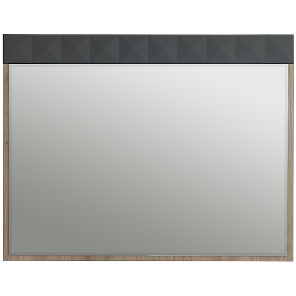 Зеркало «Тринити» П6.114.1.03, Материал: ЛДСП, Цвет: Антрацит + Гикори Кингстон