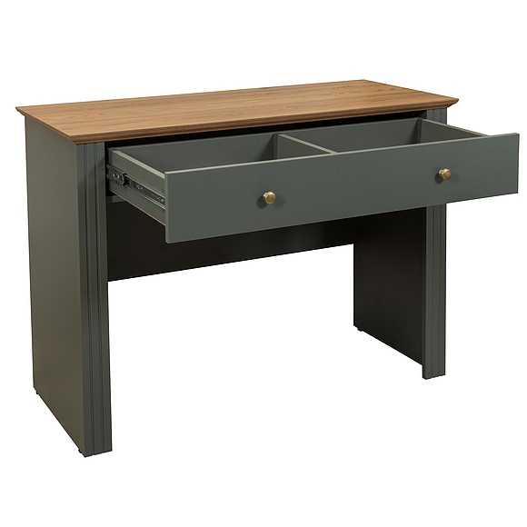 Стол туалетный «Джио» П7.060.1.51, Материал: ЛДСП, Цвет: Базальт + Кедр Орегон