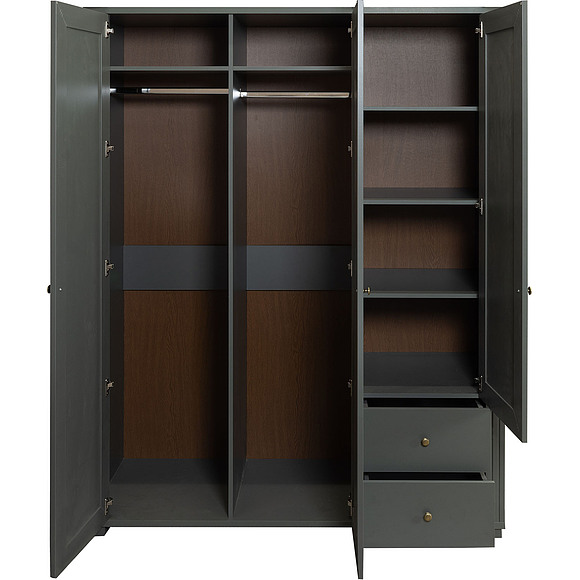 Шкаф для одежды 3Д «Джио» П7.060.1.16, Материал: ЛДСП, Цвет: Базальт + Кедр Орегон