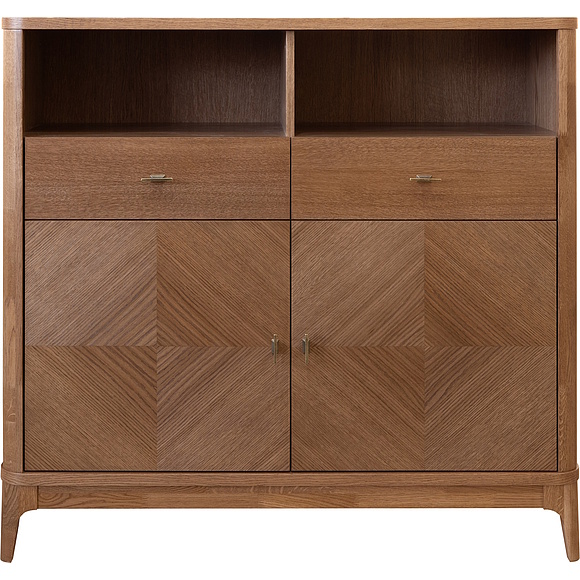 Тумба «Армани» П1.135.0.04, Материал: массив (сращенный мебельный щит) дуба, Цвет: Дуб альпийский