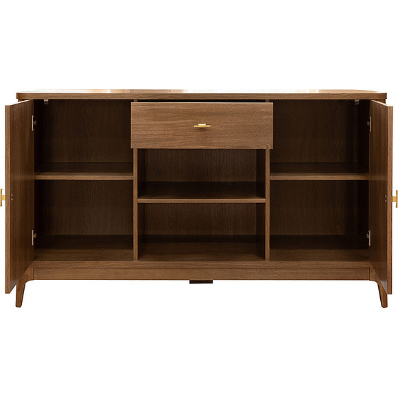 Тумба «Армани» П1.135.0.03, Материал: массив (сращенный мебельный щит) дуба, Цвет: Дуб Крафт светлый