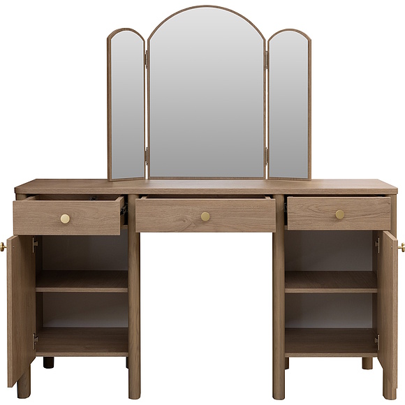 Стол туалетный «Поинт» БМ2.665.1.03, Материал: ЛДСП, Цвет: Дуб мадура