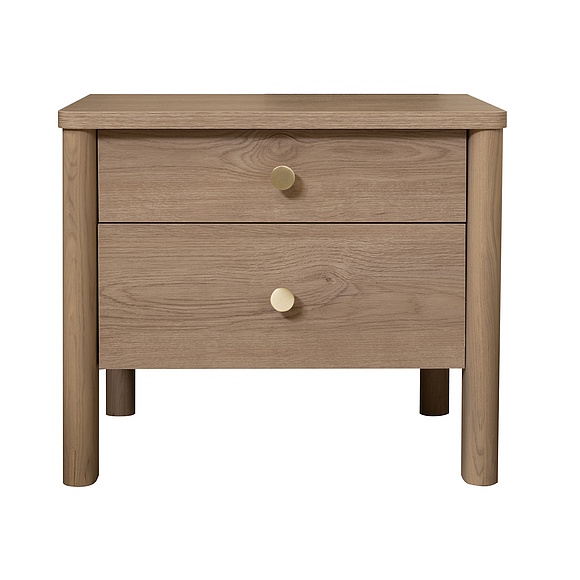 Тумба прикроватная  «Поинт» БМ2.665.1.01, Материал: ЛДСП, Цвет: Дуб мадура