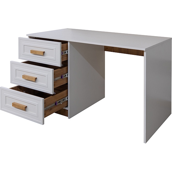 Стол письменный «Порта» П7.061.1.51, Материал: ЛДСП, Цвет: Белый + Кедр Орегон
