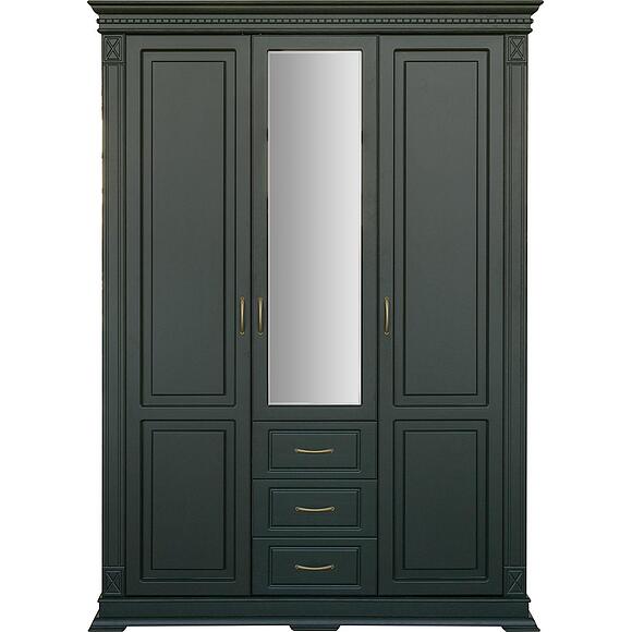 Шкаф для одежды 3д «Верди Классик» П3.0487.1.25 - Только онлайн, Материал: массив дуба, Цвет: Грин