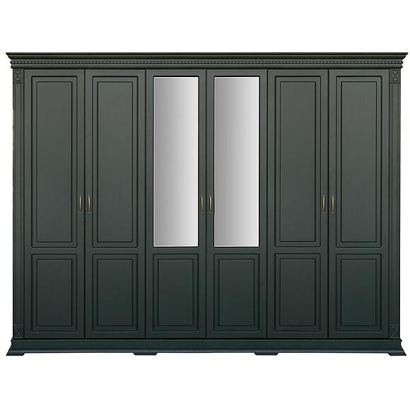 Шкаф для одежды 6д «Верди Классик» П3.0487.1.28 - Только онлайн, Материал: массив дуба, Цвет: Грин