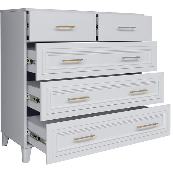 Комод «Сати» П7.057.1.26, Материал: ЛДСП, Цвет: Белый, Механизм трансформации: без механизма