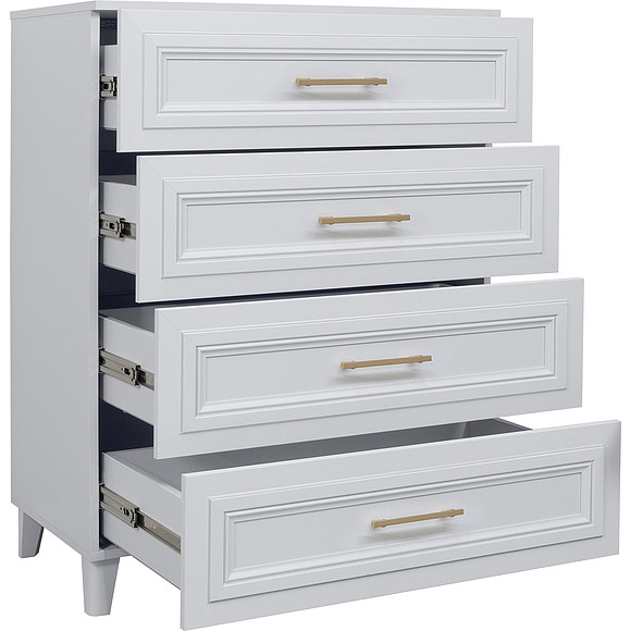 Комод «Сати» П7.057.1.29, Материал: ЛДСП, Цвет: Белый, Механизм трансформации: без механизма