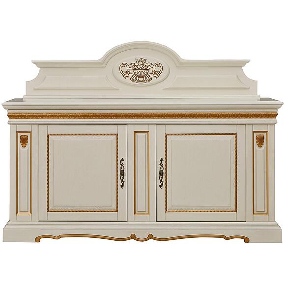 Тумба «Милана 3/1с» П4.265.0.22(265.31с), Цвет: Слоновая кость с золочением