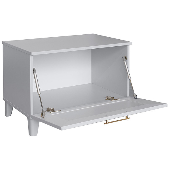 Тумба для обуви «Сати» П7.057.3.29, Материал: ЛДСП, Цвет: Белый