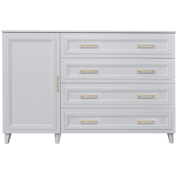 Тумба «Сати» П7.057.1.28, Материал: ЛДСП, Цвет: Белый, Механизм трансформации: без механизма