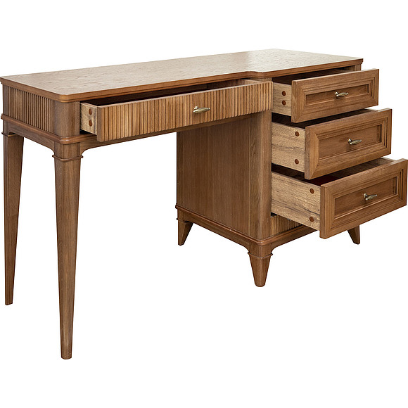 Стол туалетный «Калипсо» БМ2.785.1.07, Материал: массив дуба, Цвет: Табак