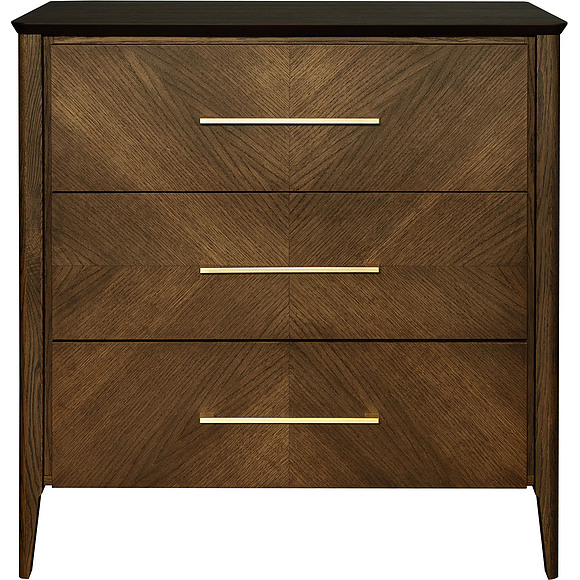 Комод «Оквуд» П3.142.1.14, Материал: массив дуба, Цвет: Карамель, Механизм трансформации: без механизма