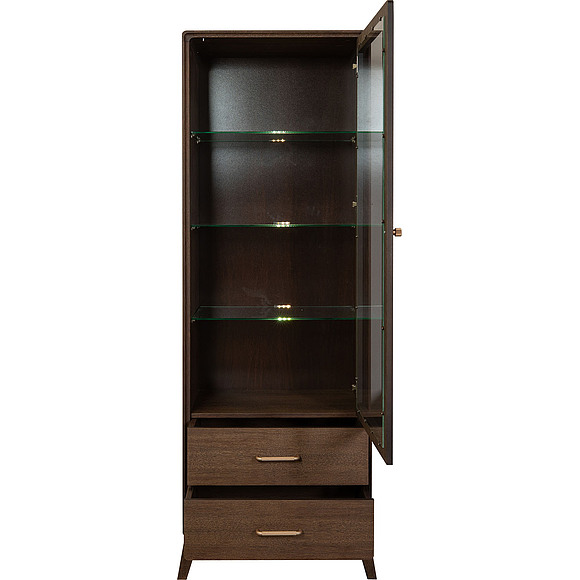 Шкаф «Булгари» П6.147.0.01, Материал: МДФ+шпон, Цвет: Дуб Трюфель