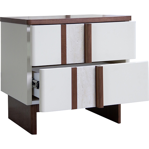 Тумба прикроватная  «Асти» БМ2.667.1.03, Материал: МДФ, крашеная, Цвет: Жасмин