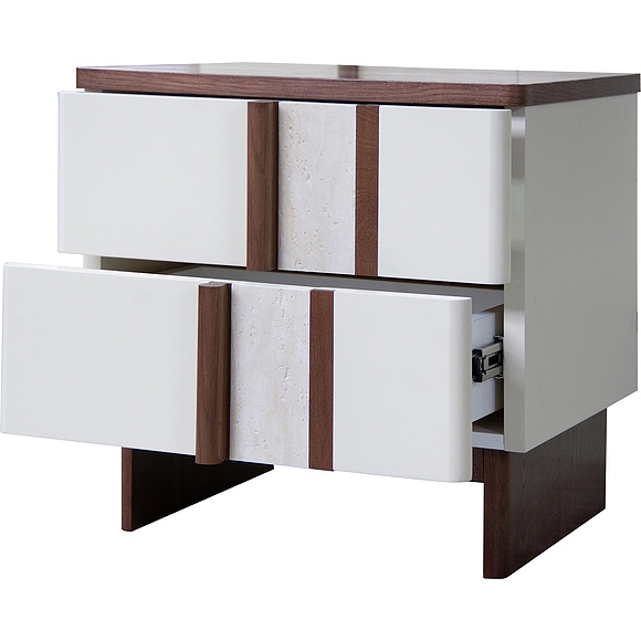 Тумба прикроватная  «Асти» БМ2.667.1.03-01, Материал: МДФ, крашеная, Цвет: Жасмин