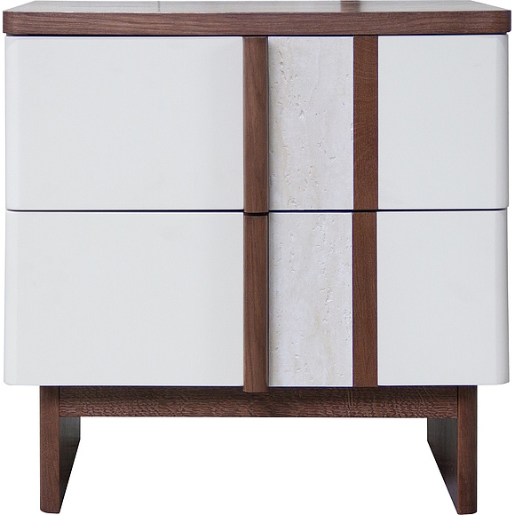 Тумба прикроватная  «Асти» БМ2.667.1.03-01, Материал: МДФ, крашеная, Цвет: Жасмин