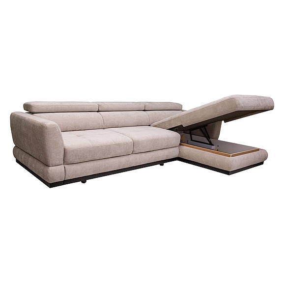 Угловой диван «Мишель 2» (3ML/R.8MR/L), Материал: ткань, Группа ткани: 19 группа, Механизм трансформации: с механизмом