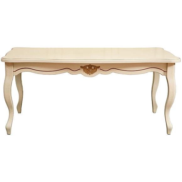 Стол журнальный «Алези» П1.350.0.40 (П354.02), Материал: массив дуба, Цвет: Слоновая кость с золочением (stol_jurn_alezi_02_p354_02_slon_kost_2.jpg) Стол журнальный «Алези» П1.350.0.40 (П354.02), Материал: массив дуба, Цвет: Слоновая кость с золочением