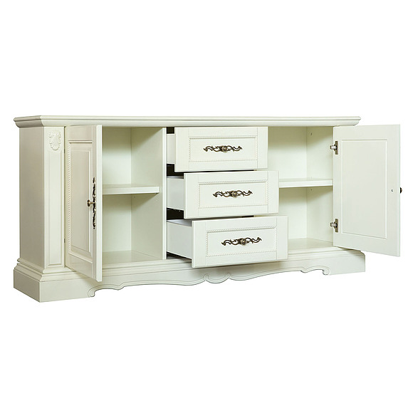 Тумба «Милана 3» П4.265.2.18(396.18), Цвет: Слоновая кость